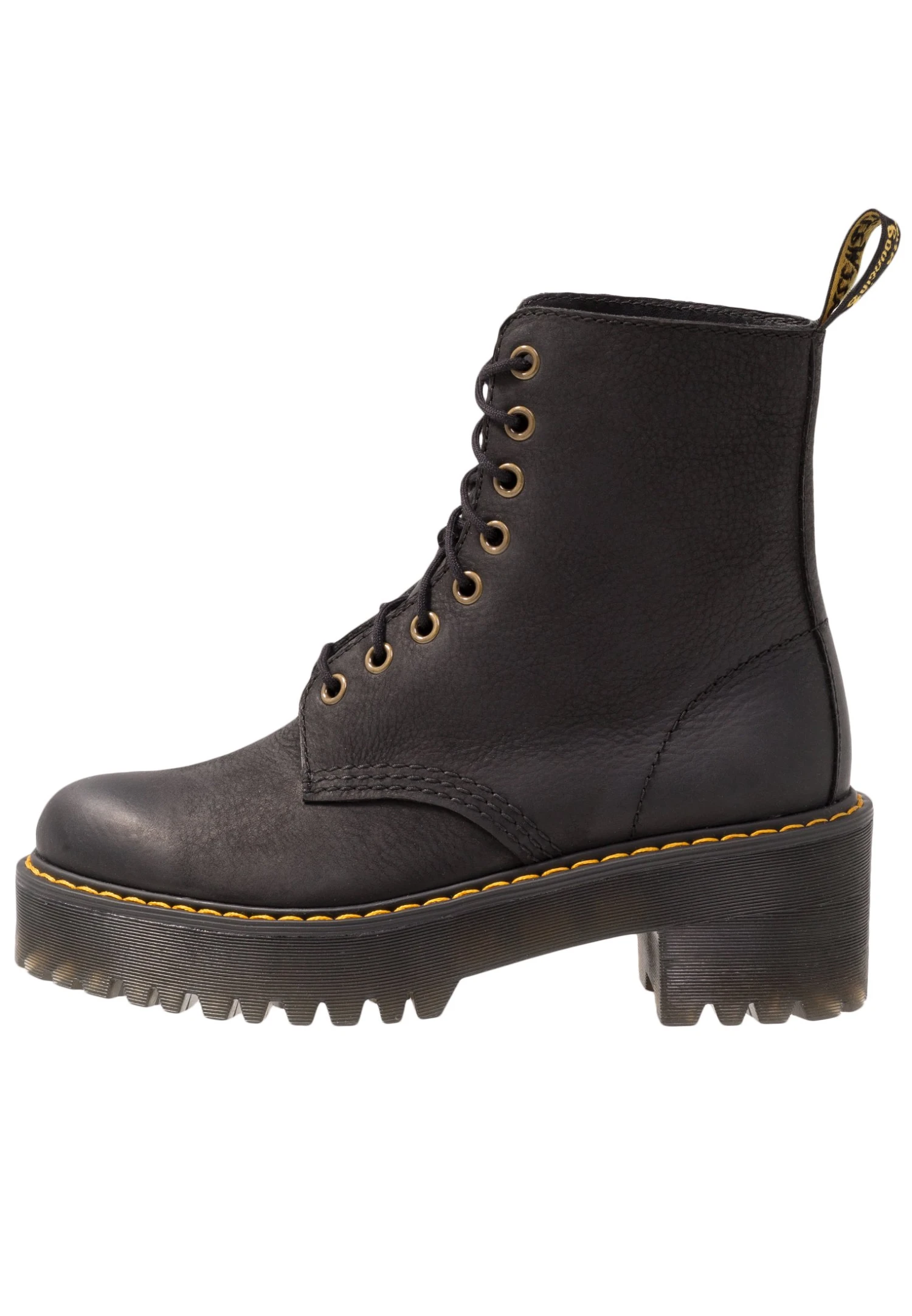 Dr. Martens Shriver Hi 8 Eye Boot - Enkellaarsjes Met Plateauzool - Black 2 Dr. Martens Shriver Hi 8 Eye Boot - Enkellaarsjes Met Plateauzool - Black - Afbeelding 2