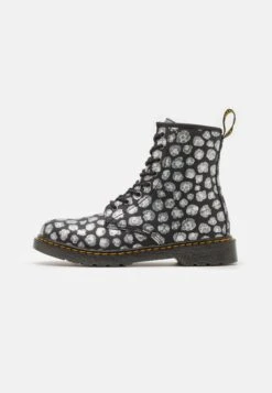 Dr. Martens 1460- Veterboots - Black/Metallic Grey