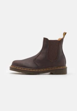 Dr. Martens 2976 Ys Unisex - Korte Laarzen - Dark Brown/Crazy Horse