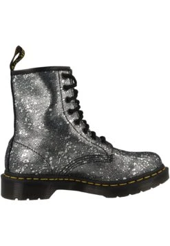Dr. Martens Enkellaarsjes Met Plateauzool - Black Metallic Paint Splatter -Bootsmith Hub Verkoopwinkel 175d990e42714c8899021db6b8c5b70a