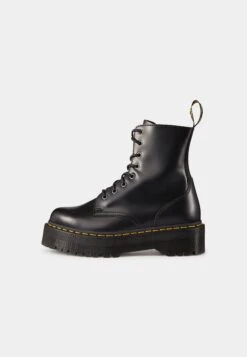 Dr. Martens Jadon - Enkellaarsjes Met Plateauzool - Black