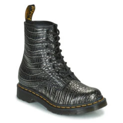 Dr. Martens 1460 Gunmetal Wild Croc Emboss