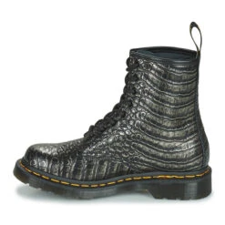 Dr. Martens 1460 Gunmetal Wild Croc Emboss -Bootsmith Hub Verkoopwinkel 21189673 500 D