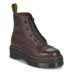 Dr. Martens Sinclair Burgundy Milled Nappa