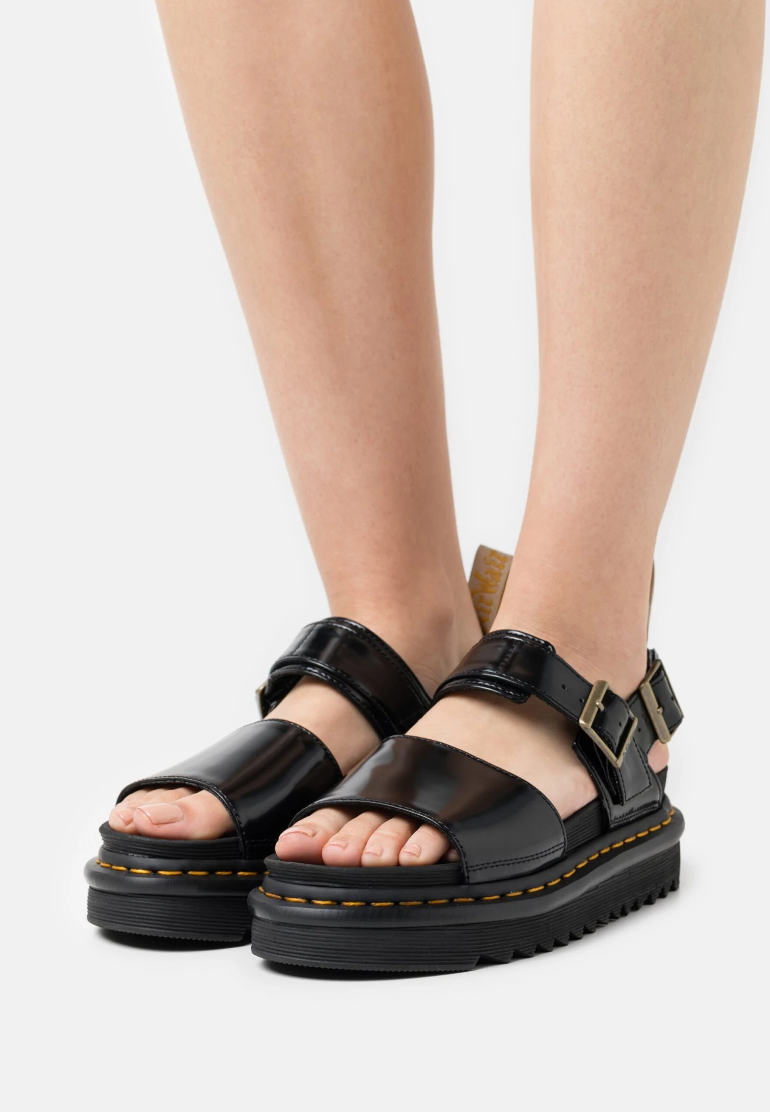 Dr. Martens Vegan Voss - Sandalen Met Plateauzool - Black 1 Dr. Martens Vegan Voss - Sandalen Met Plateauzool - Black