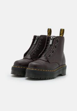 Dr. Martens Sinclair - Enkellaarsjes Met Plateauzool - Burgundy -Bootsmith Hub Verkoopwinkel 37dc22831ae84b6889c181fe8015e57b