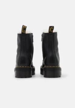 Dr. Martens Jadon Faux Fur Lined - Enkellaarsjes Met Plateauzool - Black Pisa -Bootsmith Hub Verkoopwinkel 38482830af8c41ba8ad21d877bd70b5d