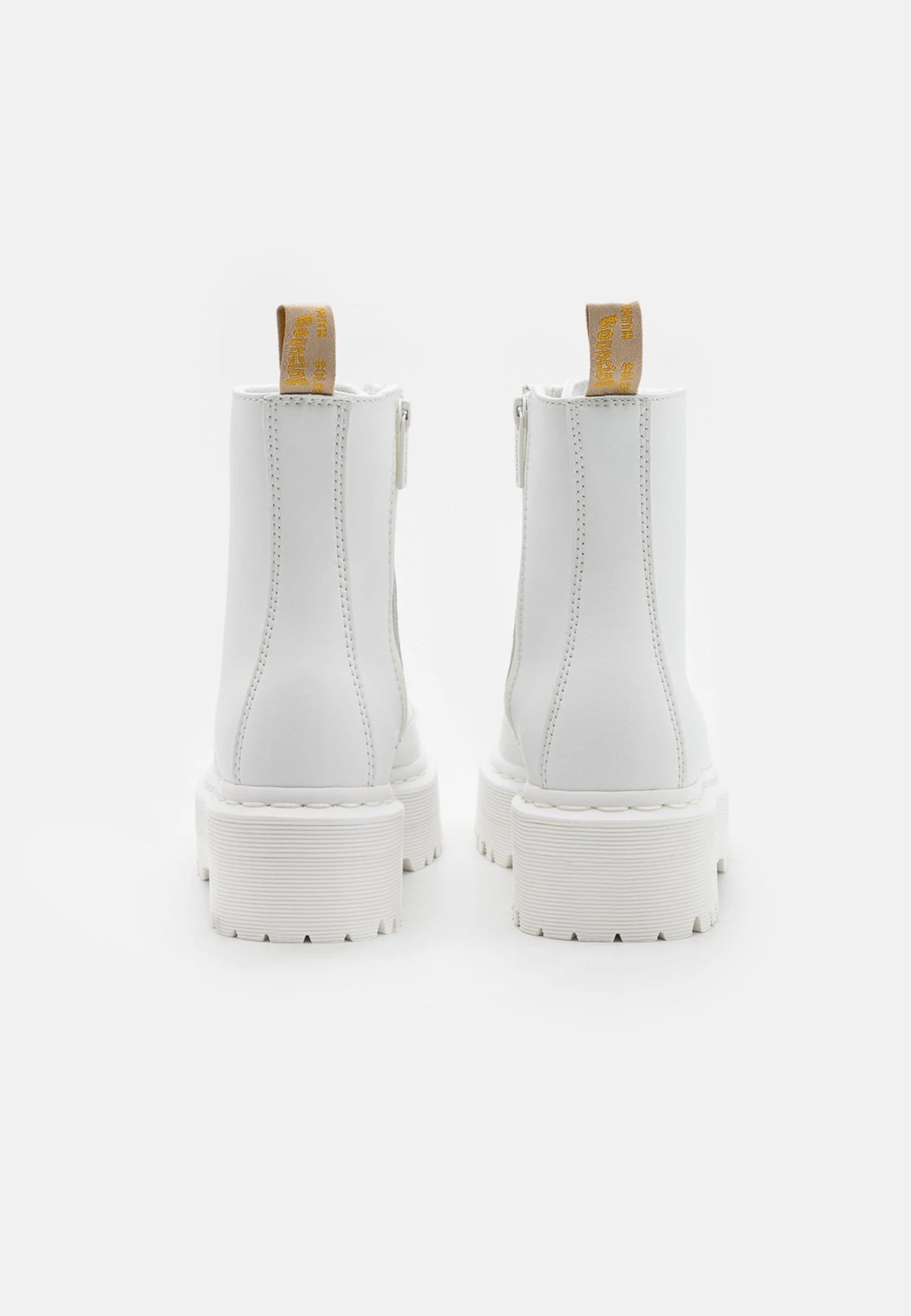 Dr. Martens Jadon Ii Mono Unisex - Enkellaarsjes Met Plateauzool - Optical White 3 Dr. Martens Jadon Ii Mono Unisex - Enkellaarsjes Met Plateauzool - Optical White - Afbeelding 3