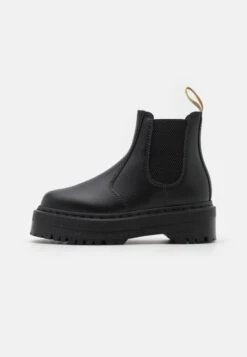 Dr. Martens 2976 Quad Unisex - Enkellaarsjes Met Plateauzool - Black