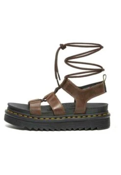 Dr. Martens Nartilla - Sandalen Met Plateauzool - Dark Brown