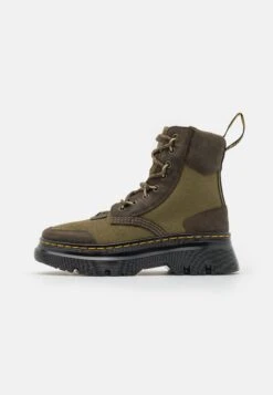 Dr. Martens Tarik Unisex - Enkellaarsjes Met Plateauzool - Olive Lawless