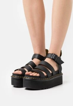 Dr. Martens Blaire Quad - Sandalen Met Plateauzool - Black Hydro