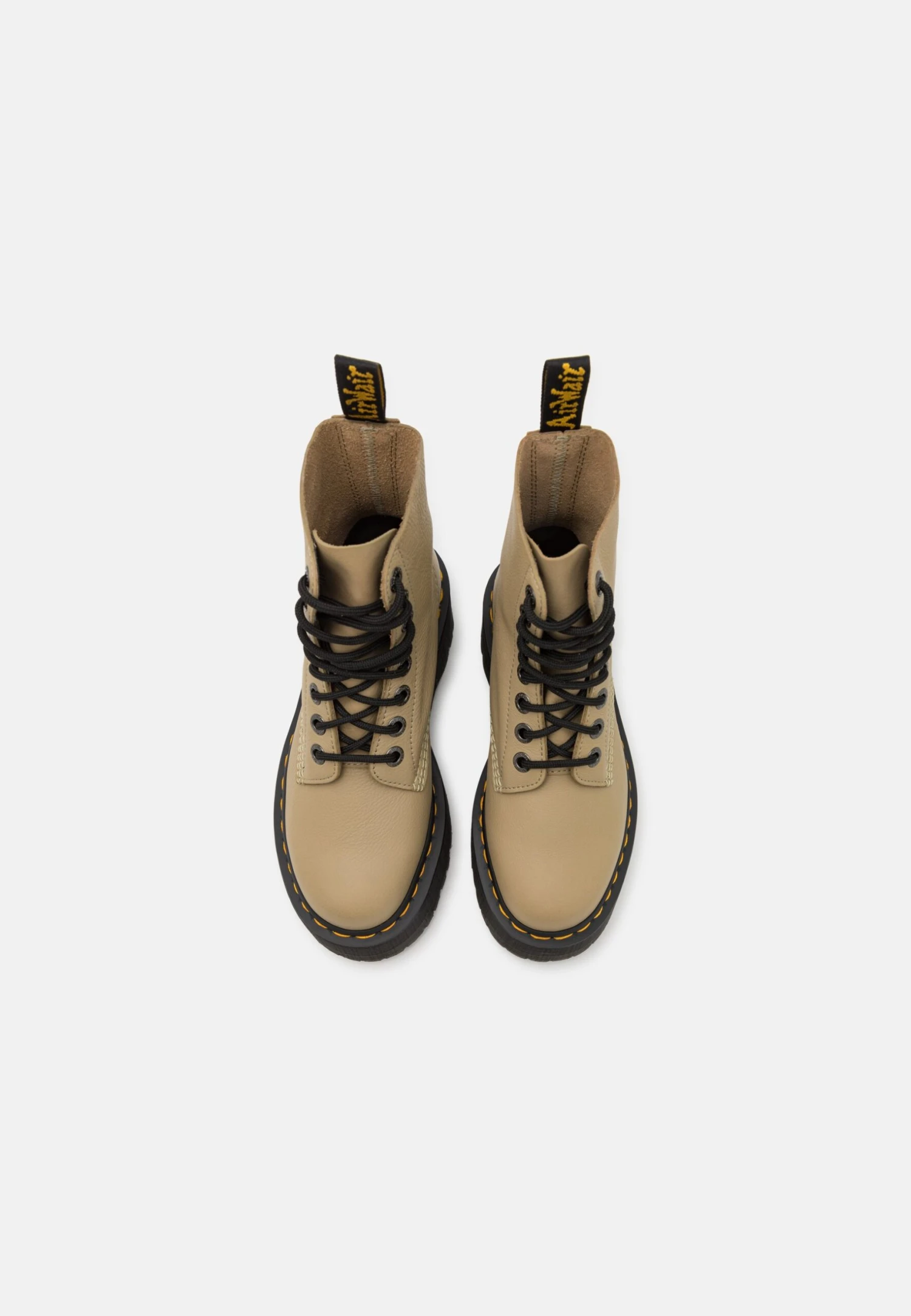 Dr. Martens 1460 Pascal Max - Enkellaarsjes Met Plateauzool - Pale Olive Pisa 6 Dr. Martens 1460 Pascal Max - Enkellaarsjes Met Plateauzool - Pale Olive Pisa - Afbeelding 6