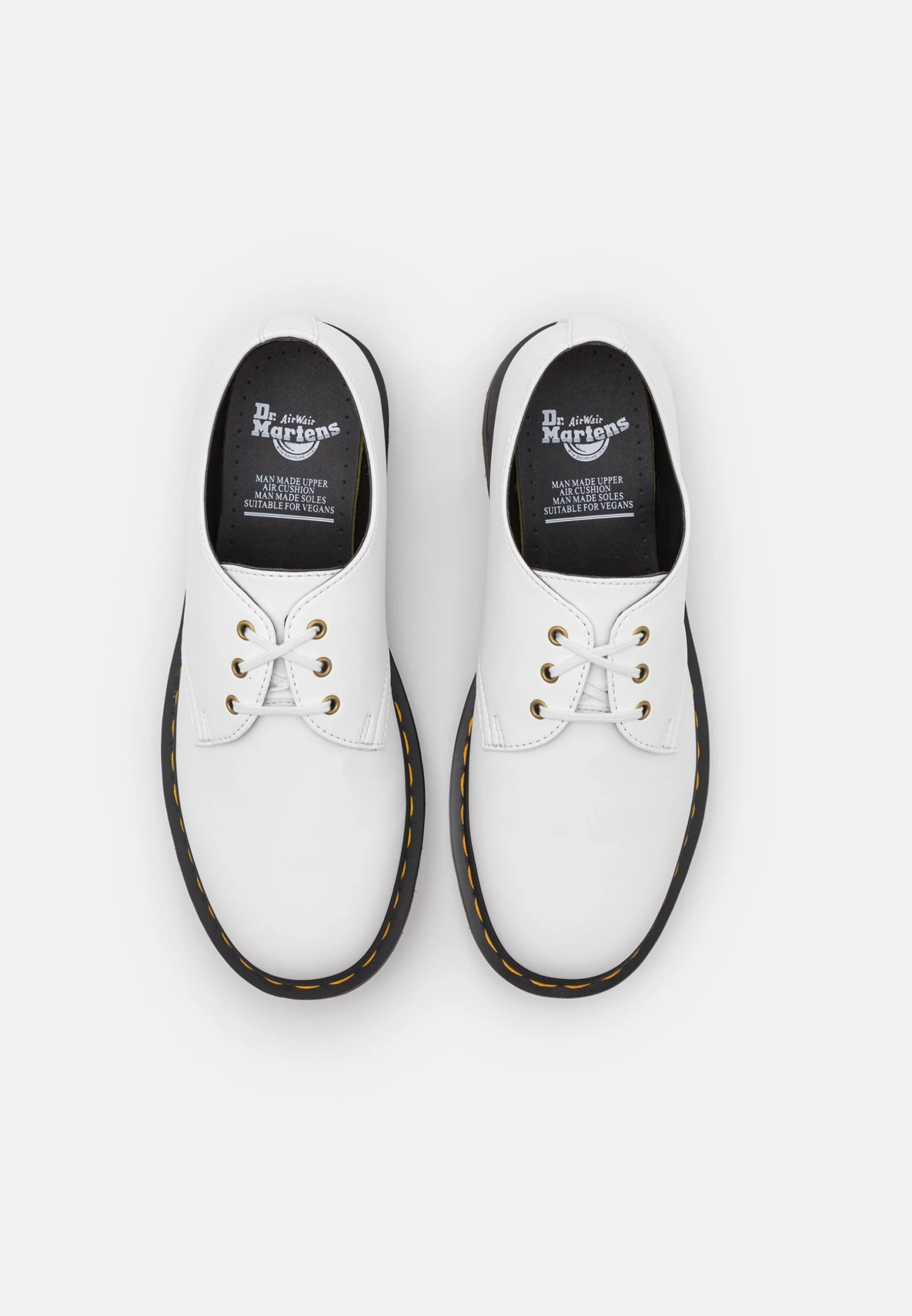 Dr. Martens Vegan 1461 Unisex - Sportieve Veterschoenen - Optical White 4 Dr. Martens Vegan 1461 Unisex - Sportieve Veterschoenen - Optical White - Afbeelding 4