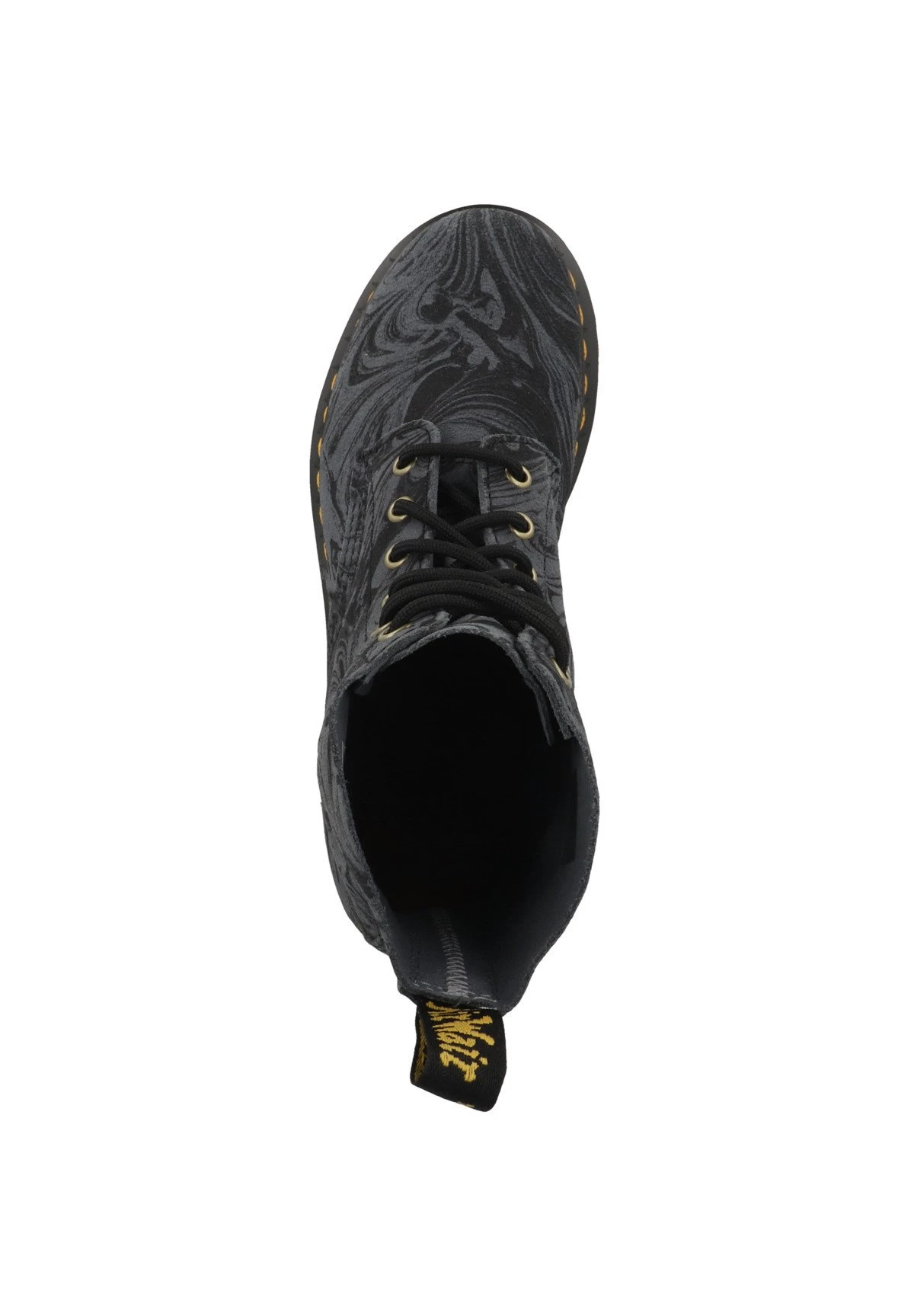 Dr. Martens Pascal - Enkellaarsjes Met Plateauzool - Black Grey Marbled 3 Dr. Martens Pascal - Enkellaarsjes Met Plateauzool - Black Grey Marbled - Afbeelding 3