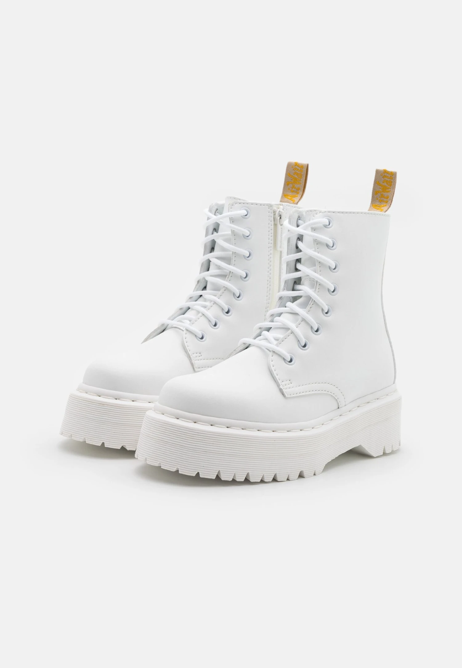 Dr. Martens Jadon Ii Mono Unisex - Enkellaarsjes Met Plateauzool - Optical White 2 Dr. Martens Jadon Ii Mono Unisex - Enkellaarsjes Met Plateauzool - Optical White - Afbeelding 2