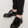 Dr. Martens 1461 Bex Unisex - Sportieve Veterschoenen - Black Smooth