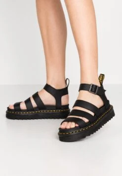 Dr. Martens Blaire - Sandalen Met Plateauzool - Black