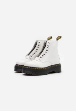 Dr. Martens Sinclair - Enkellaarsjes Met Plateauzool - White Aunt Sally -Bootsmith Hub Verkoopwinkel 7a6a35e3eb71435a9beb7a3cc25ae7f6