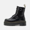 Dr. Martens Jadon Alt Unisex - Enkellaarsjes Met Plateauzool - Black Buttero
