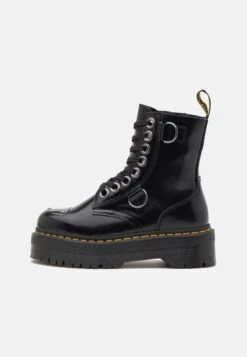 Dr. Martens Jadon Alt Unisex - Enkellaarsjes Met Plateauzool - Black Buttero