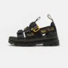 Dr. Martens Pearson Ii Unisex - Sandalen Met Plateauzool - Black/Yellow