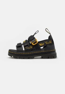 Dr. Martens Pearson Ii Unisex - Sandalen Met Plateauzool - Black/Yellow