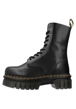 Dr. Martens Audrick 10I- Enkellaarsjes Met Plateauzool - Black Nappa Lux