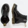Dr. Martens 1460 J Patent - Veterboots - Schwarz