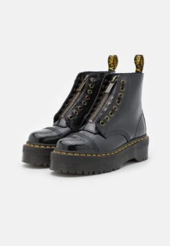 Dr. Martens Sinclair - Enkellaarsjes Met Plateauzool - Black Distressed -Bootsmith Hub Verkoopwinkel 98a8b7ef86974b899b036c6645cd5906
