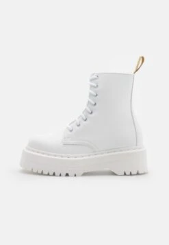 Dr. Martens Jadon Ii Mono Unisex - Enkellaarsjes Met Plateauzool - Optical White