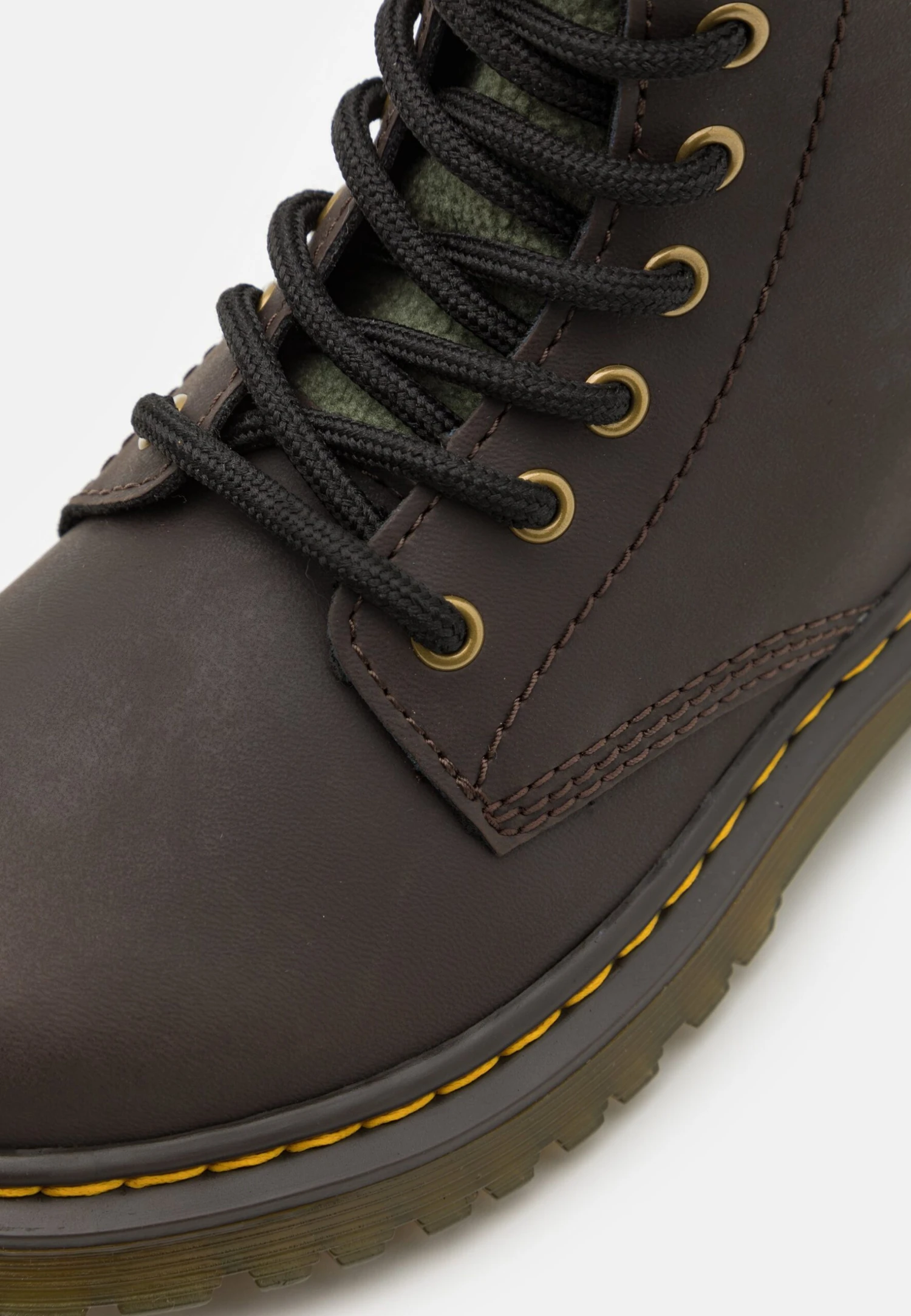 Dr. Martens 1460 Collar Unisex - Veterboots - Dark Brown/Khaki Green 6 Dr. Martens 1460 Collar Unisex - Veterboots - Dark Brown/Khaki Green - Afbeelding 6