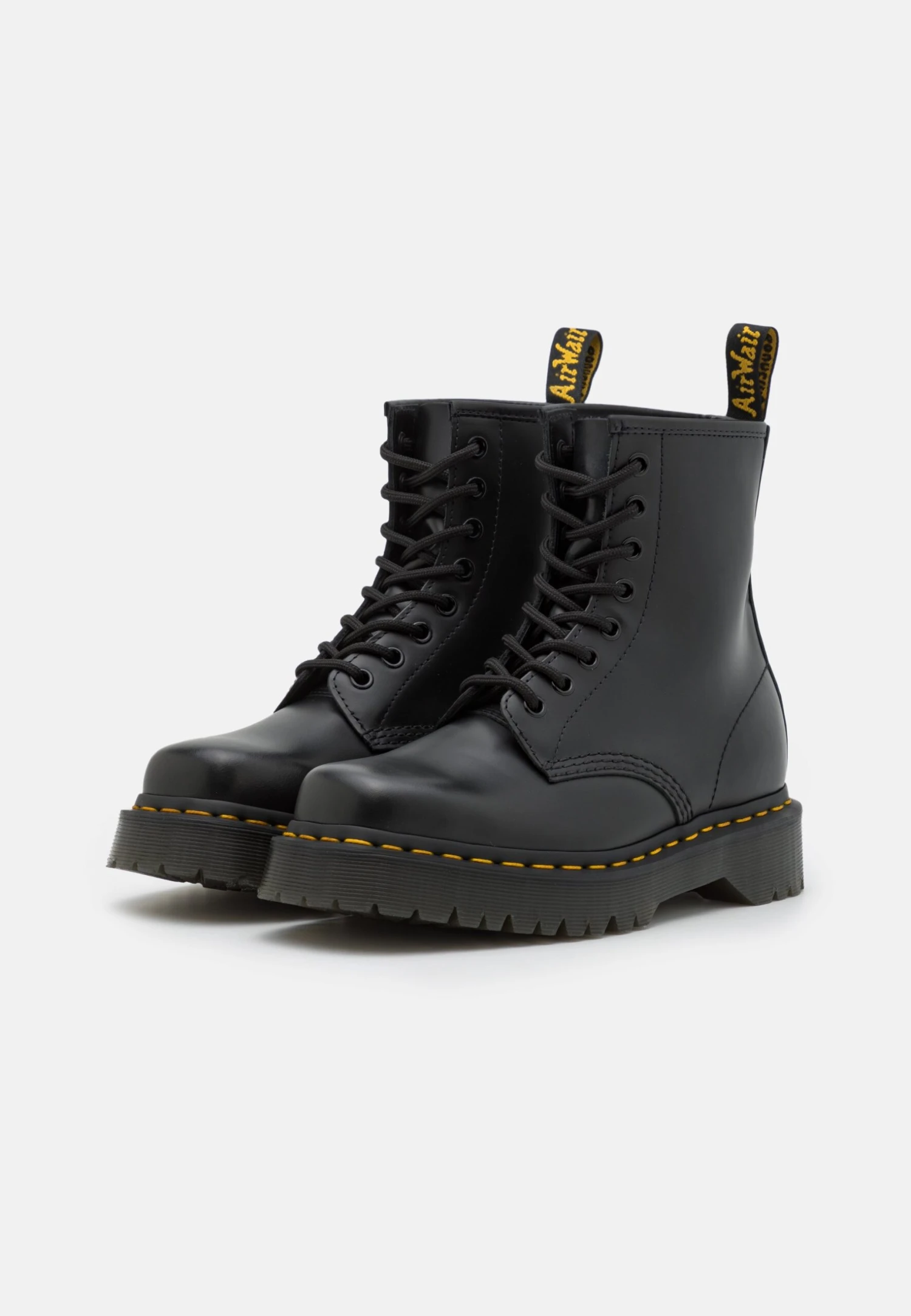 Dr. Martens 1460 Bex Squared Unisex - Enkellaarsjes Met Plateauzool - Black 2 Dr. Martens 1460 Bex Squared Unisex - Enkellaarsjes Met Plateauzool - Black - Afbeelding 2