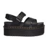 Dr. Martens Voss Ii Quad - Sandalen Met Plateauzool - Nero