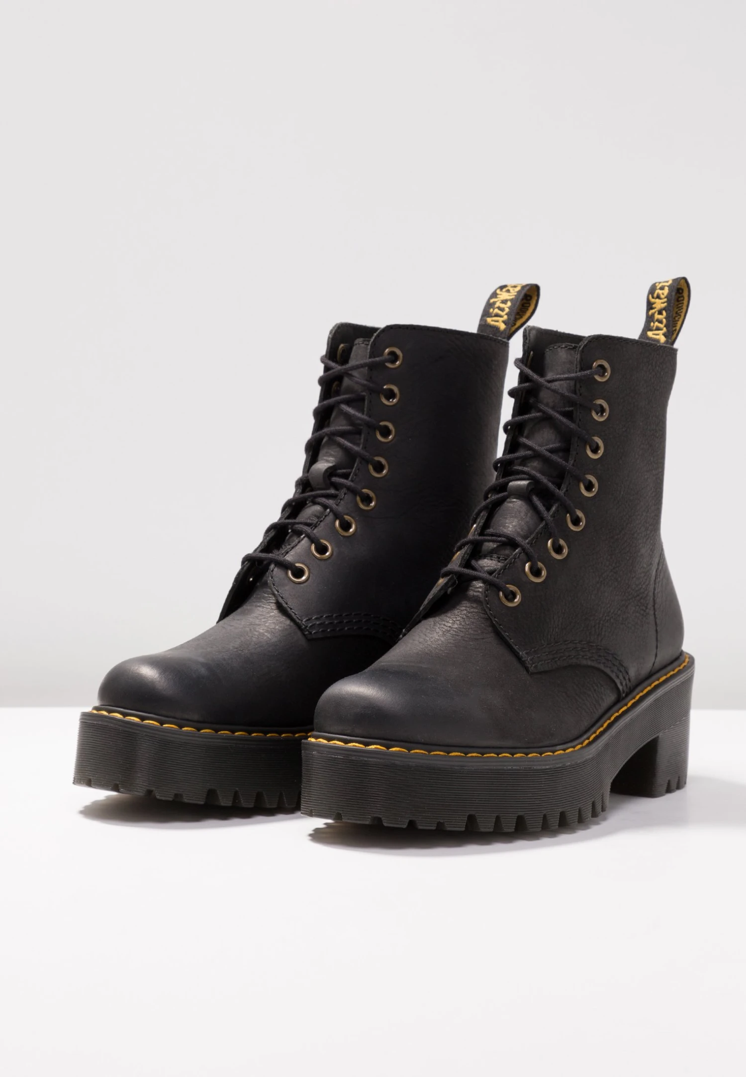 Dr. Martens Shriver Hi 8 Eye Boot - Enkellaarsjes Met Plateauzool - Black 5 Dr. Martens Shriver Hi 8 Eye Boot - Enkellaarsjes Met Plateauzool - Black - Afbeelding 5