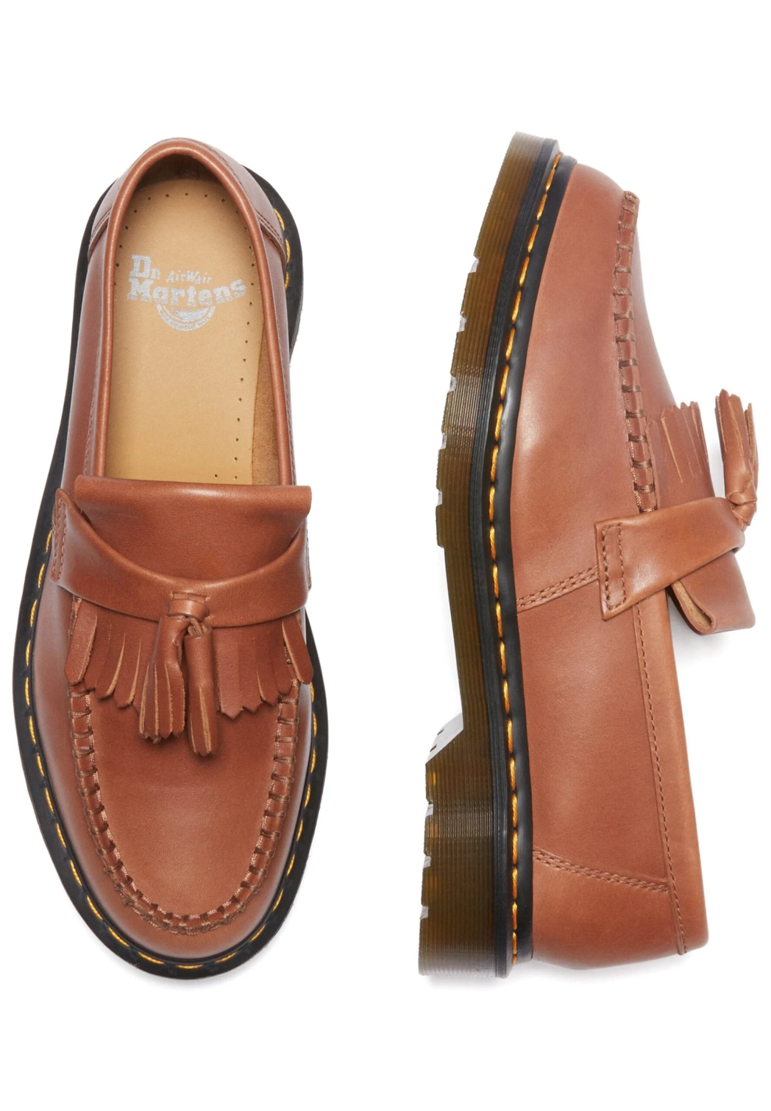 Dr. Martens Adrian Ys - Instappers - Saddle Tan Carrara 3 Dr. Martens Adrian Ys - Instappers - Saddle Tan Carrara - Afbeelding 3