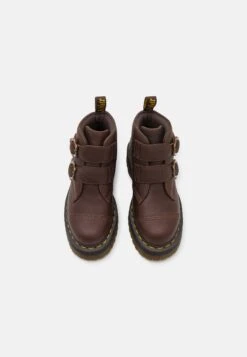 Dr. Martens Devon Flwr - Enkellaarsjes Met Plateauzool - Dark Brown -Bootsmith Hub Verkoopwinkel bad39ea43fa04143a15c5dfe15290aa7