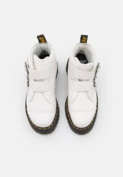 Dr. Martens Devon Flwr - Enkellaarsjes Met Plateauzool - White Milled -Bootsmith Hub Verkoopwinkel bdbec5bcd13447f99c964d8321ee7392