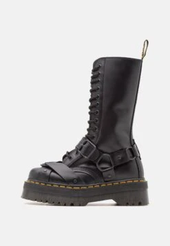 Dr. Martens 1914 Quad Harness Unisex - Veterlaarzen - Black Paris
