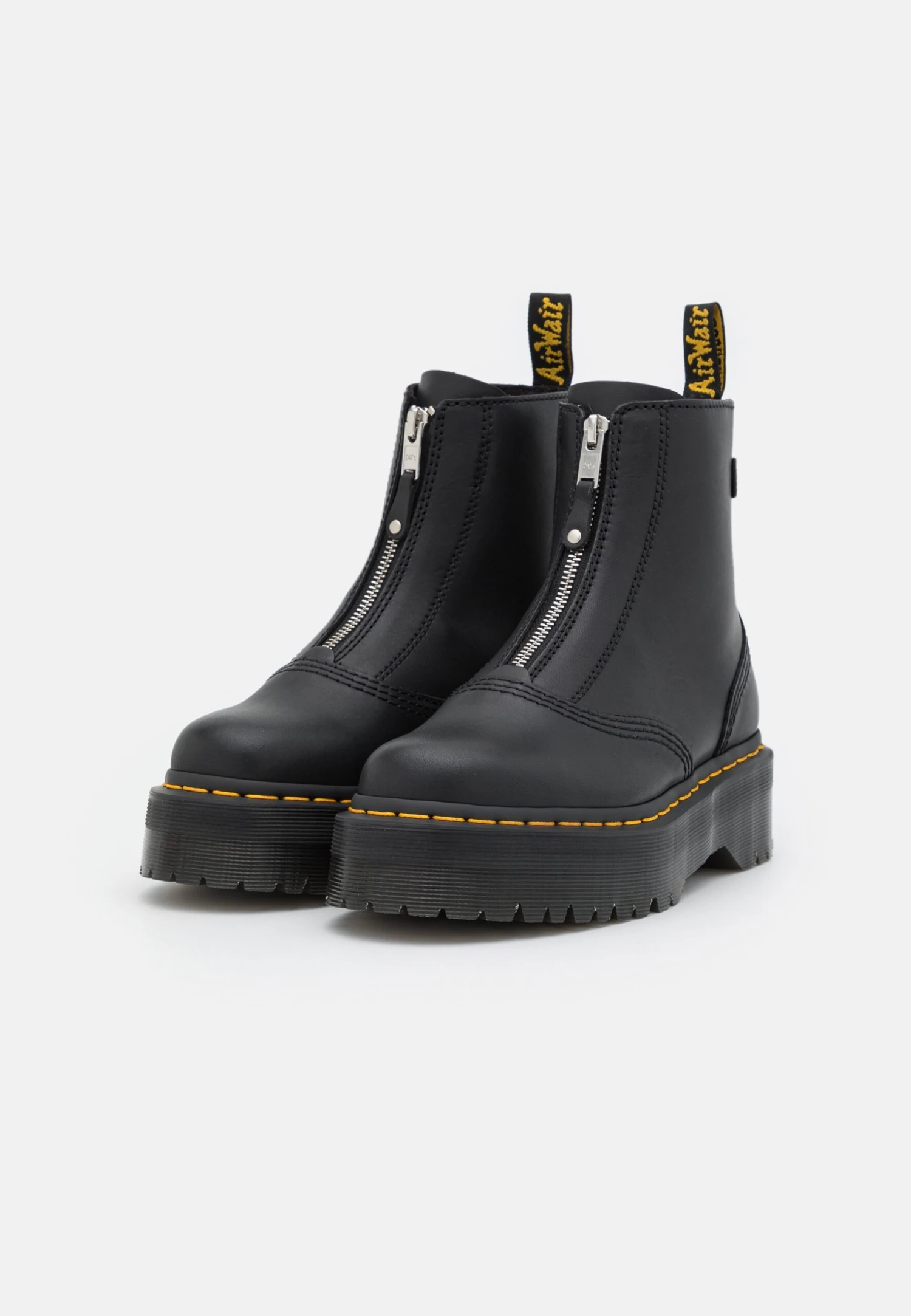 Dr. Martens Jetta - Enkellaarsjes Met Plateauzool - Black 3 Dr. Martens Jetta - Enkellaarsjes Met Plateauzool - Black - Afbeelding 3
