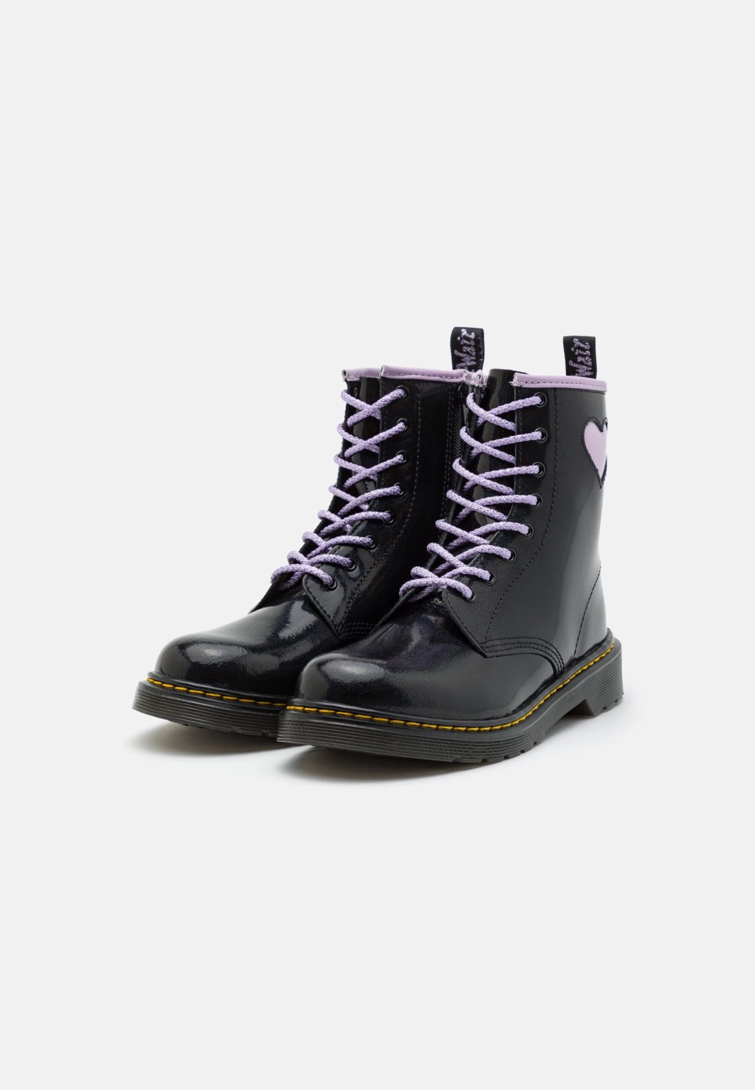 Dr. Martens 1460 Y - Veterboots - Black/Lilac 2 Dr. Martens 1460 Y - Veterboots - Black/Lilac - Afbeelding 2