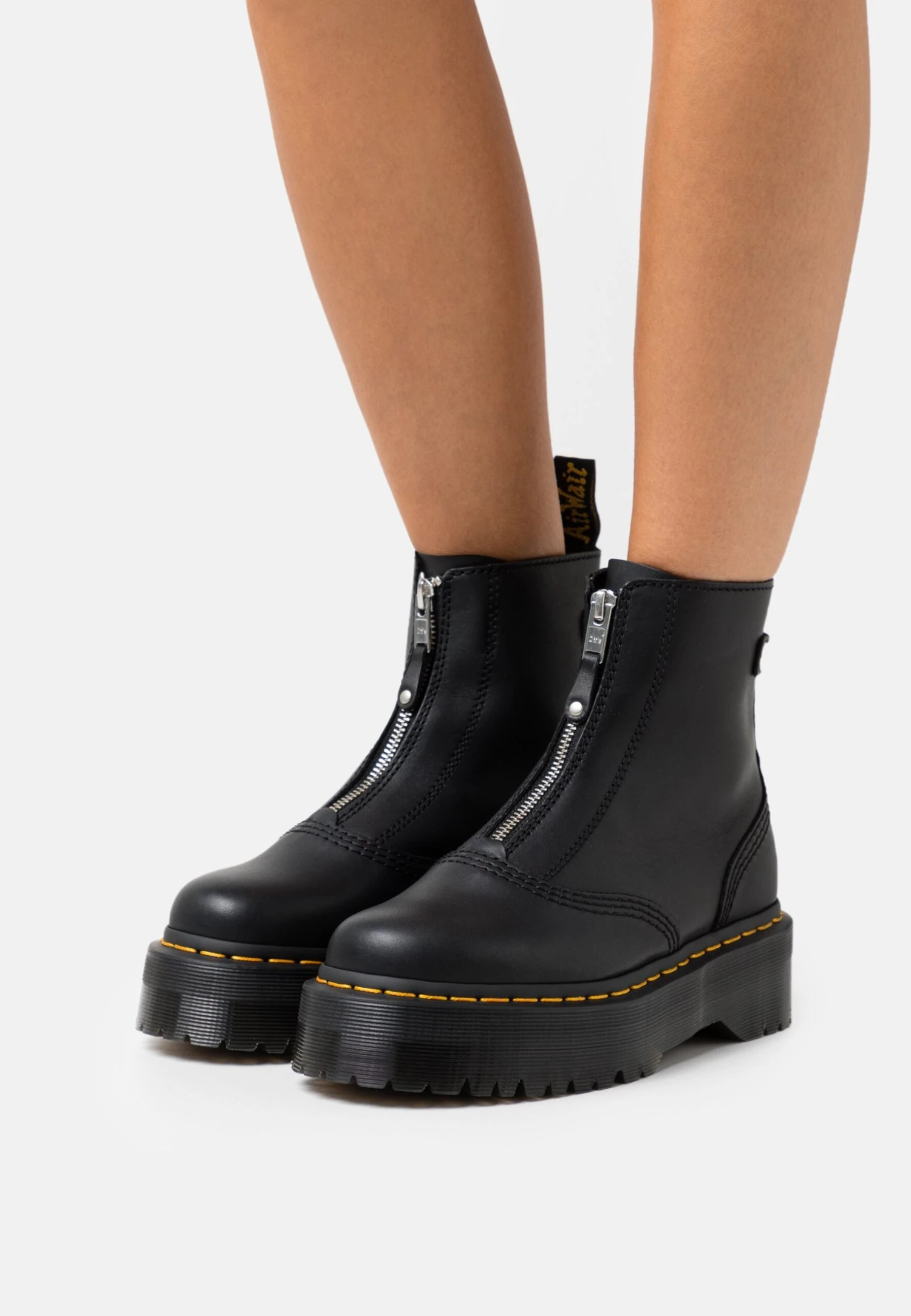 Dr. Martens Jetta - Enkellaarsjes Met Plateauzool - Black 1 Dr. Martens Jetta - Enkellaarsjes Met Plateauzool - Black