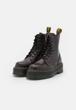 Dr. Martens Jadon - Enkellaarsjes Met Plateauzool - Burgundy -Bootsmith Hub Verkoopwinkel d4598ba1558743b38d23dc7f1a9b7526