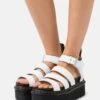 Dr. Martens Blaire Quad - Sandalen Met Plateauzool - White Hydro