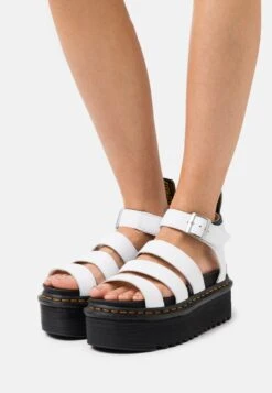 Dr. Martens Blaire Quad - Sandalen Met Plateauzool - White Hydro