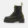 Dr. Martens Jadon Ii Star Unisex - Enkellaarsjes Met Plateauzool - Sendal/Sulphur Yellow