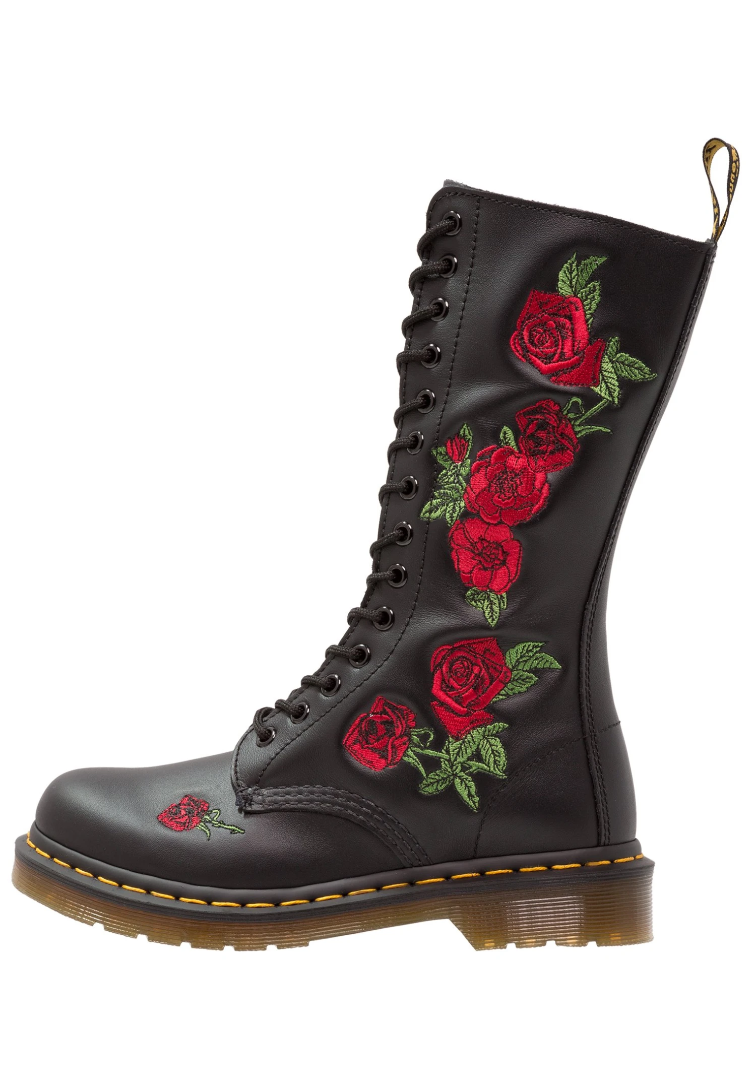 Dr. Martens Vonda 14 Eye Boot - Veterlaarzen - Black/Rose 2 Dr. Martens Vonda 14 Eye Boot - Veterlaarzen - Black/Rose - Afbeelding 2