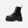 Dr. Martens Jadon Max - Enkellaarsjes Met Plateauzool - Black Buttero