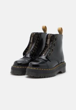 Dr. Martens Vegan Sinclair - Enkellaarsjes Met Plateauzool - Black Oxford -Bootsmith Hub Verkoopwinkel e6a40d9d632242458e1eb6ed08efab40