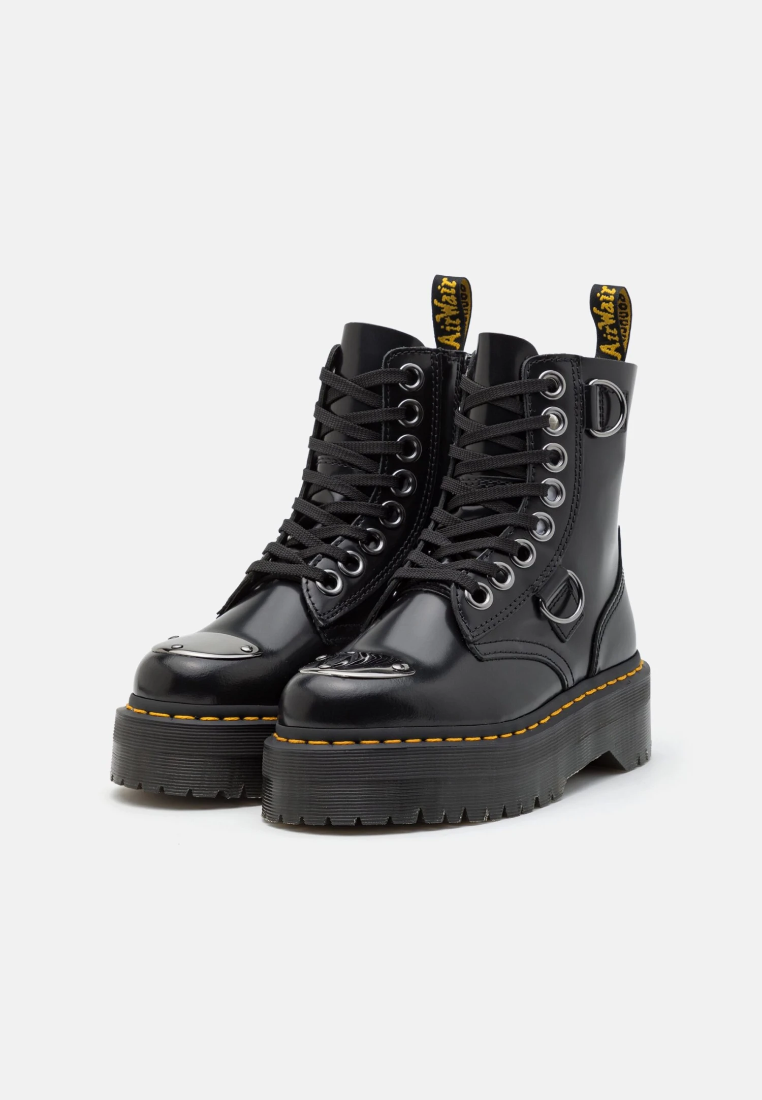 Dr. Martens Jadon Alt Unisex - Enkellaarsjes Met Plateauzool - Black Buttero 2 Dr. Martens Jadon Alt Unisex - Enkellaarsjes Met Plateauzool - Black Buttero - Afbeelding 2